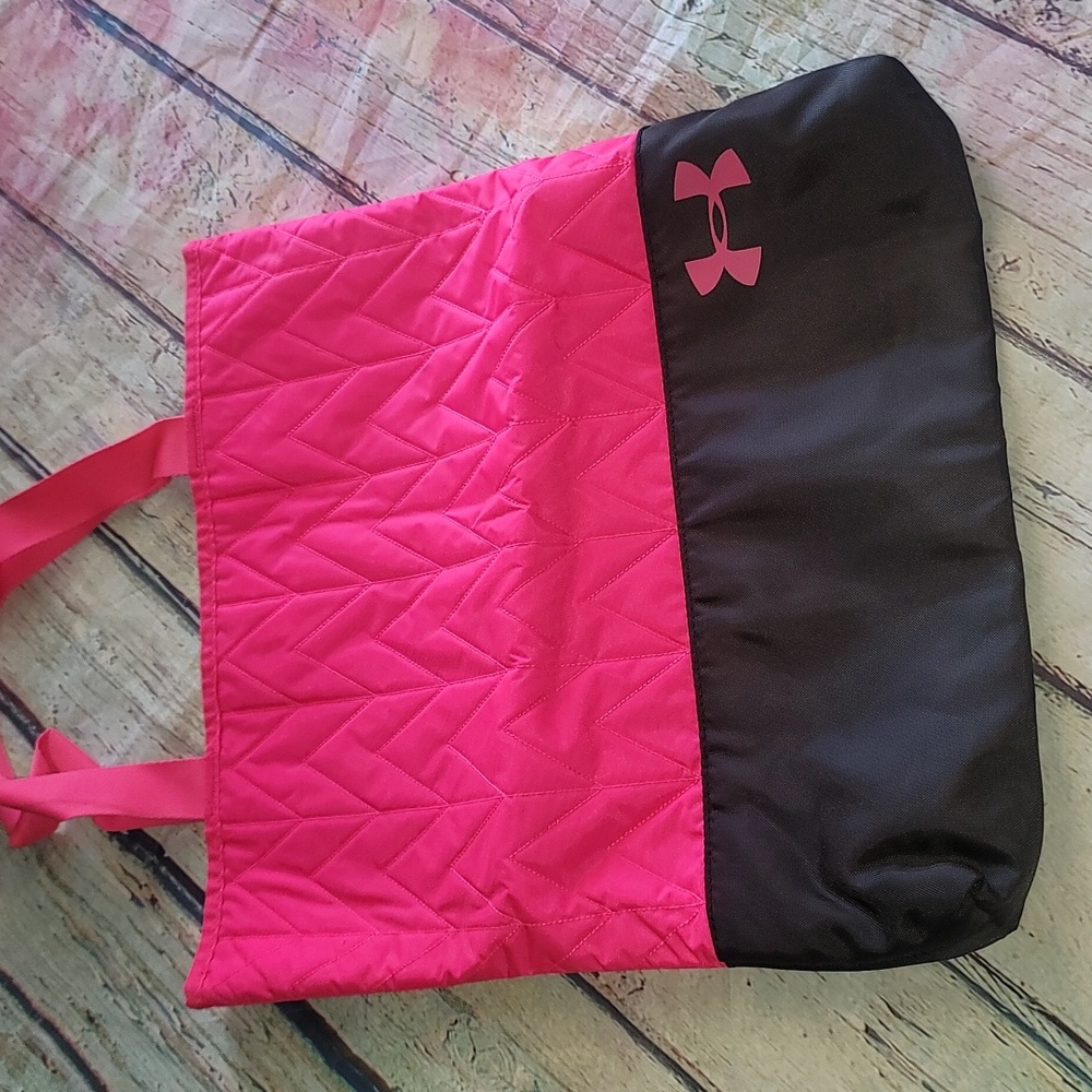 Under Armour Vibrant Pink and Black Tote